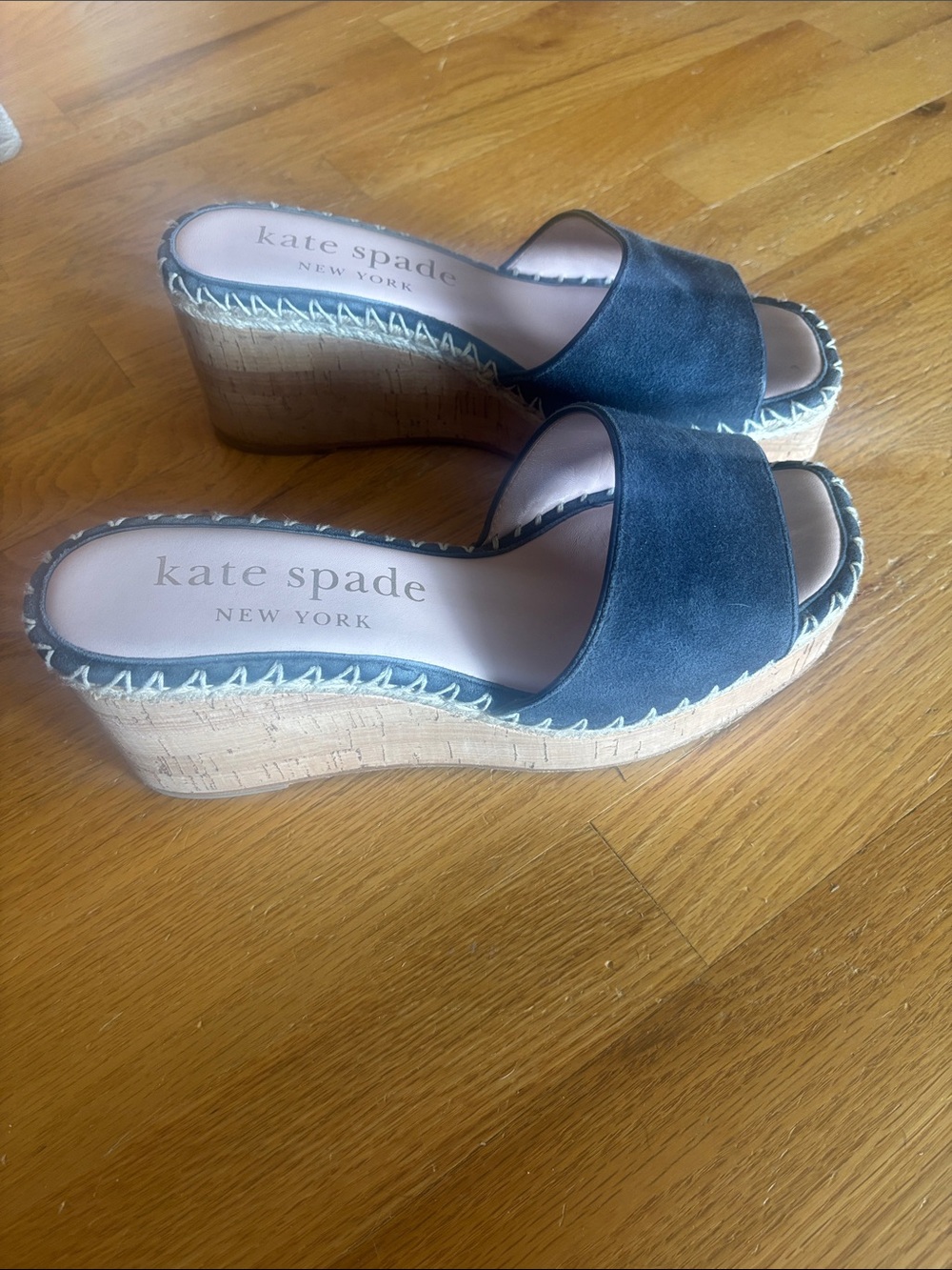 Kate Spade Cosette Slip On Espadrille Platform Wedge Sandals 9